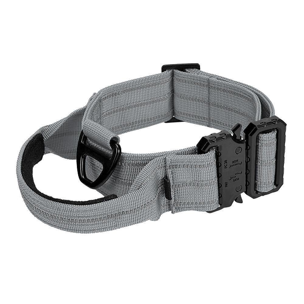 Ошейник для собак Berry cветоотражающий для средних и крупных пород L 42-62 см Серый (1783612011) - фото 1 Ошейник для собак Berry cветоотражающий для средних и крупных пород L 42-62 см Серый (1783612011) - фото 1