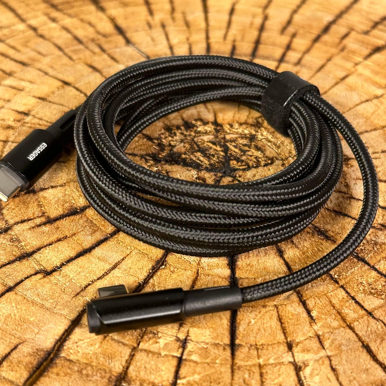 Кабель Type-C/Type-C для быстрой зарядки 100W 2 м Черный