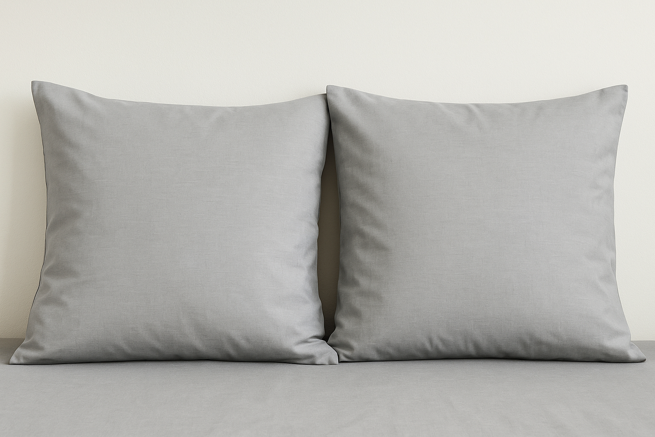 Наволочка з бязі Однотонний 50х70 см 2 шт. Сірий (G-26057/x50/5.25)