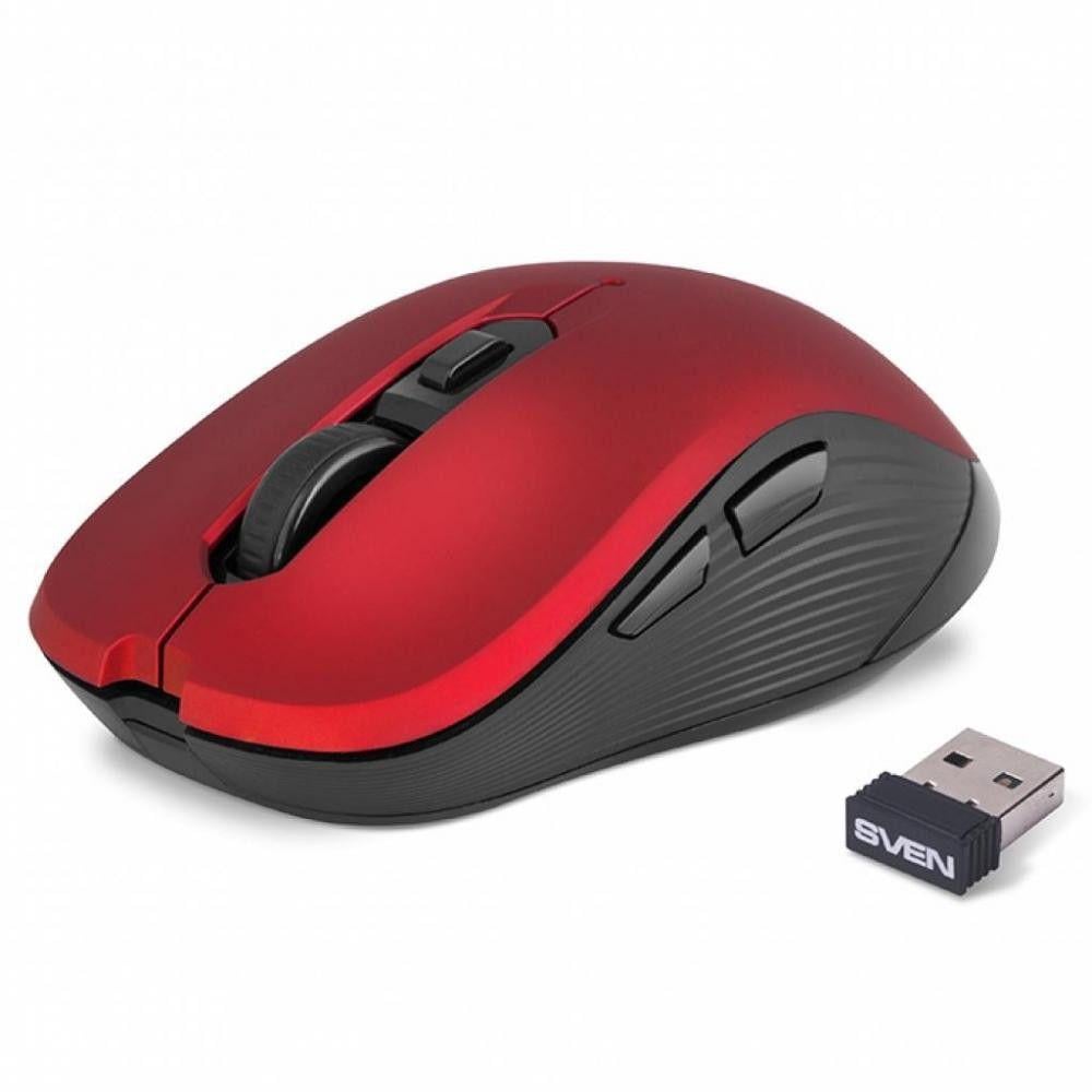 Миша Sven RX-560SW USB 600/1600 dpi Red (101525)