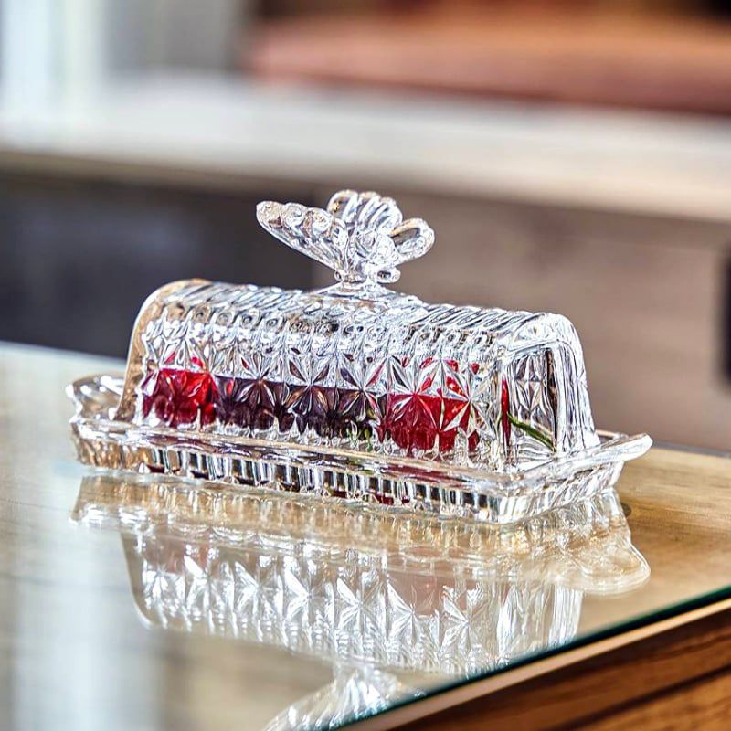 Маслянка Bohemia Butterfly кришталева (52750-65400-205) - фото 3 Маслянка Bohemia Butterfly кришталева (52750-65400-205) - фото 3