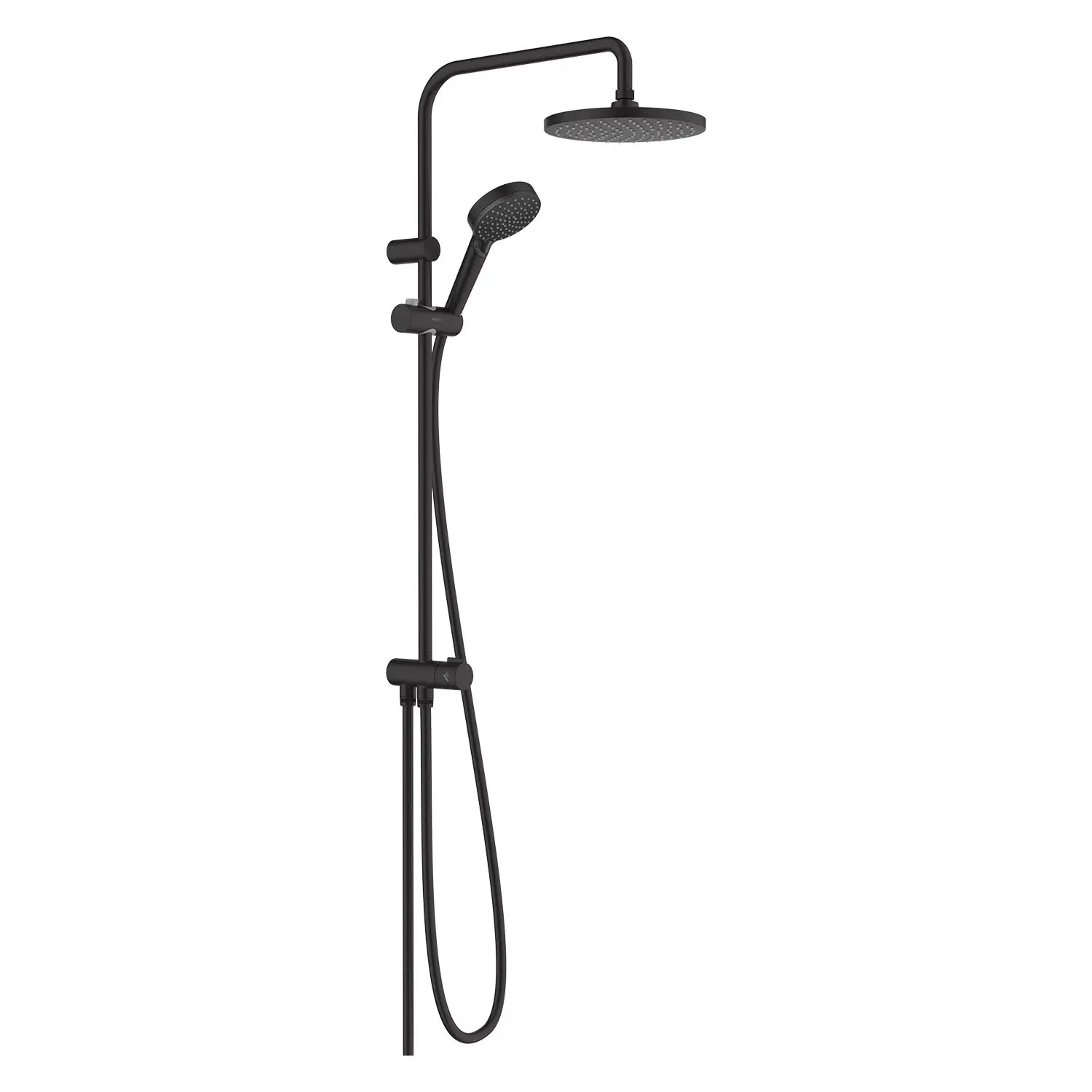 Душевая система Hansgrohe Vernis Blend Showerpipe 200 1jet EcoSmart с термостатом Черный матовый (26089670)