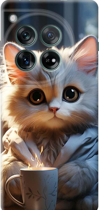 Чехол на OnePlus 12 5G White cat (5646u-3615-42517)