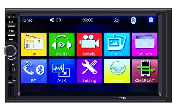 Автомагнитола 1din 7" USB SD Bluetooth 7012В - фото 3 Автомагнитола 1din 7" USB SD Bluetooth 7012В - фото 3