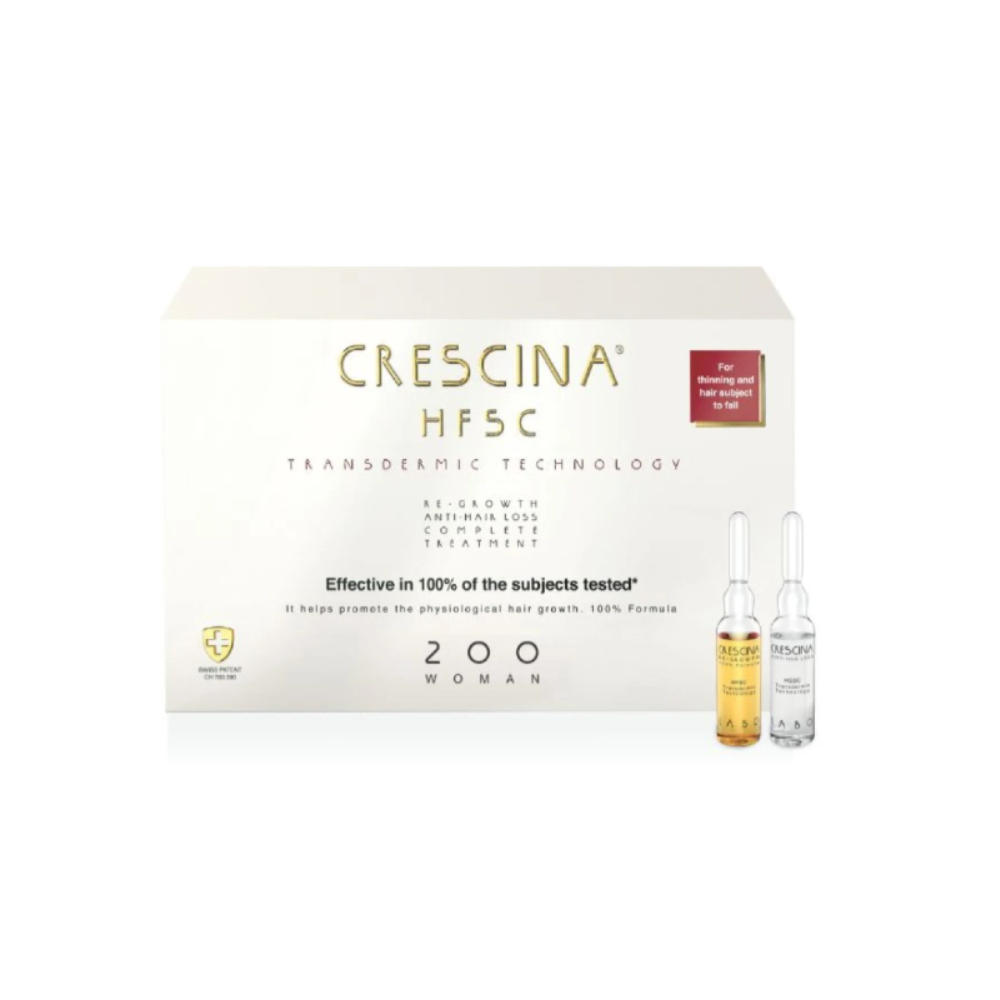 Засіб для росту та проти випадіння волосся для жінок Crescina HFSC Transdermic Complete Treatment 200 20х3,5 мл