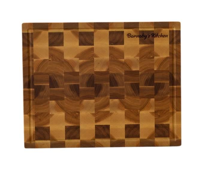 Доска кухонная из дерева BVD26 торцевая 40х50х4,5 см (1622)