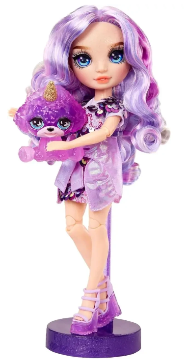 Кукла Rainbow High Violet Slime Kit&Pet (2290757501)