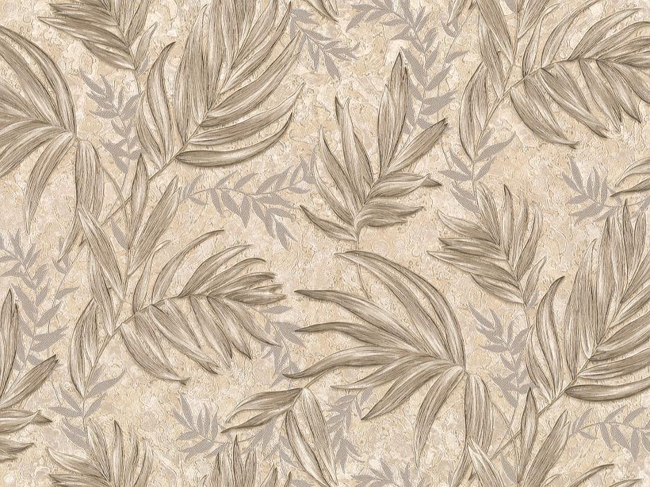 Обои флизелиновые LeGrand Platinum Джунгли 8624-02 Декор винил горячего тиснения 1,06х10,05 м Бежевый