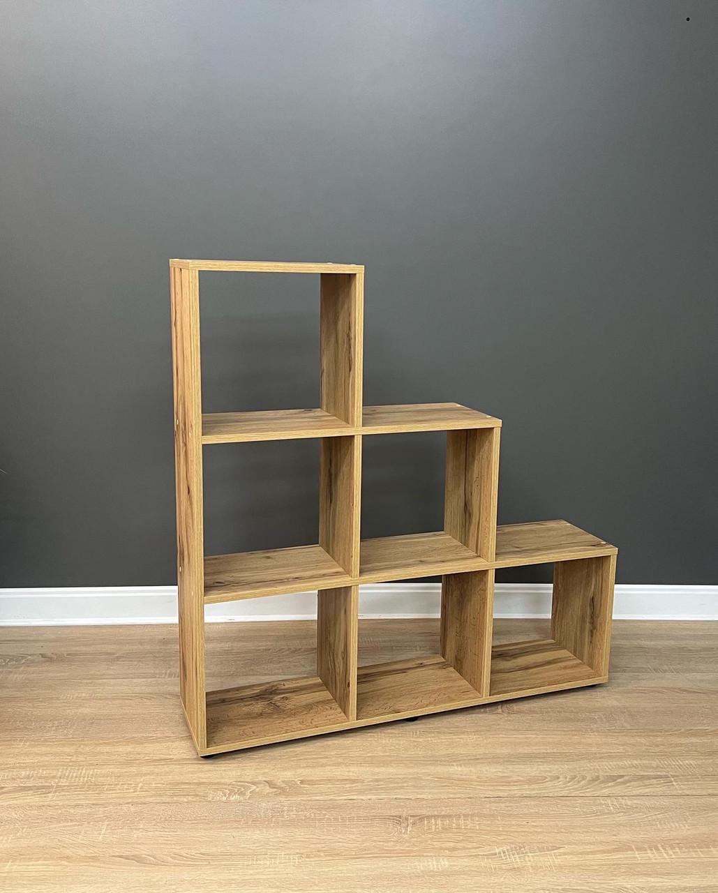 Стелаж на 6 комірок А-2 Дуб Аппалачі 1055х1080х252 мм - фото 2