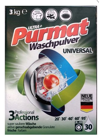 Пральний порошок Purmat Waschpulver Universal 3 кг