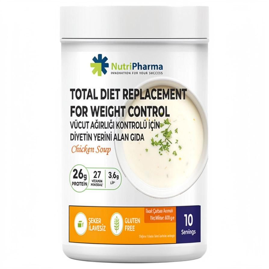 Диетическая добавка Питательный суп Куриный Nutripharma 600 г (37689579)