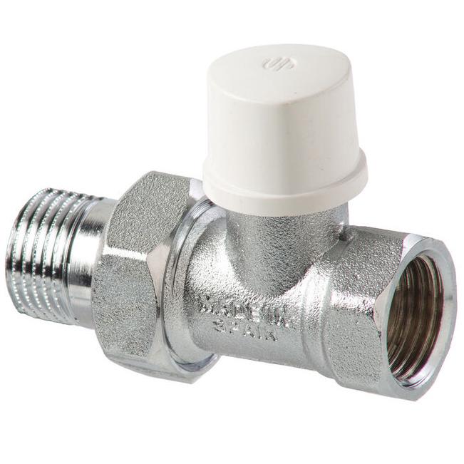 Вентиль радиаторный прямой Arco 1/2"x1/2" с американкой 507265 (000005379)