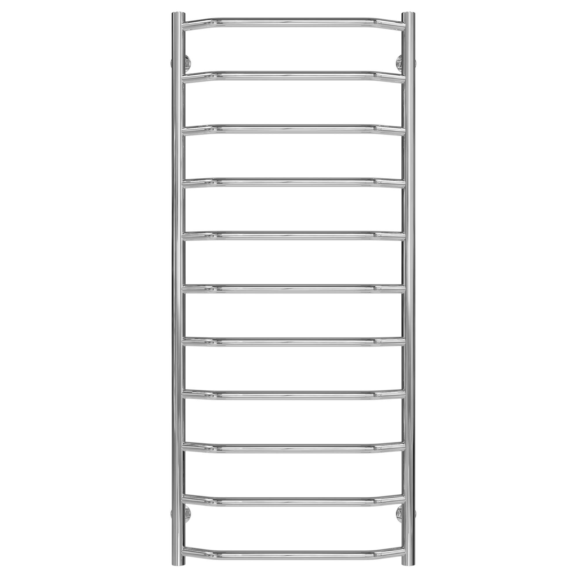 Полотенцесушитель водяной Deffi Трапеция П11 нижнее подключение нержавеющая сталь 500х1200 мм Хром (C.TR.120.50.11.C.A)