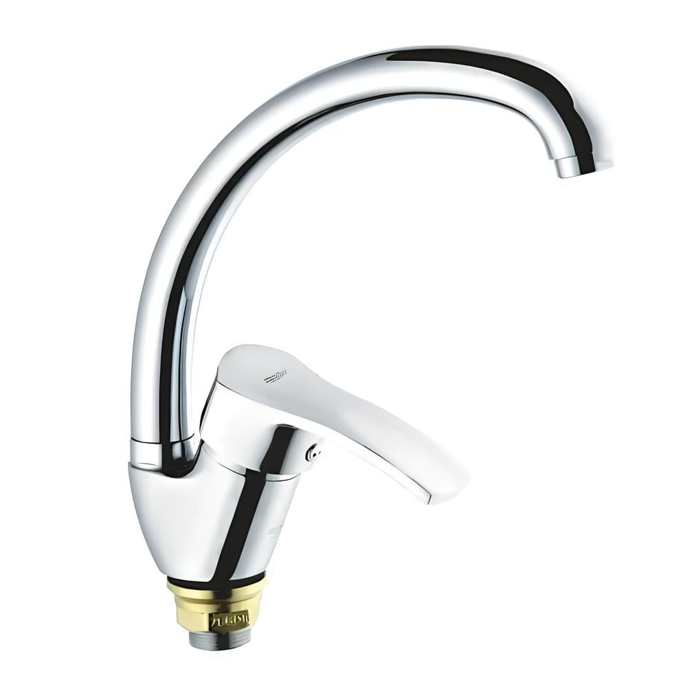 Смеситель для кухни Zegor YUB-А279 с боковой ручкой на гайке (111371)