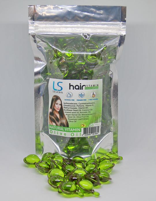 Капсулы для волос Lesasha Hair Serum Vitamin c оливковым маслом 50 шт. Капсулы для волос Lesasha Hair Serum Vitamin c оливковым маслом 50 шт.