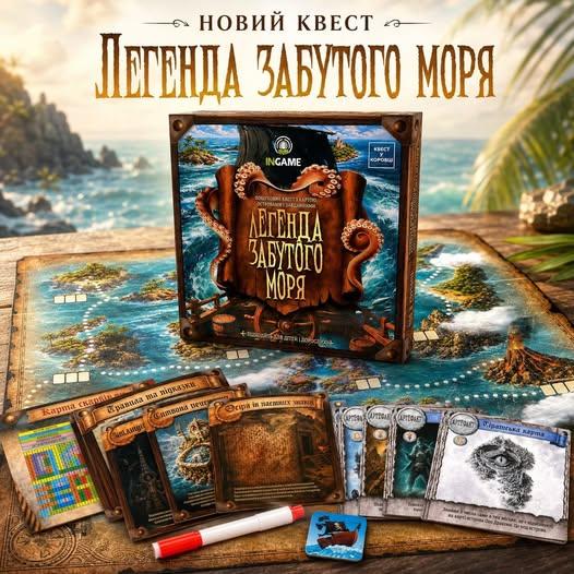 Настольная игра "Квест у коробці Легенда забутого моря" (3135422772)