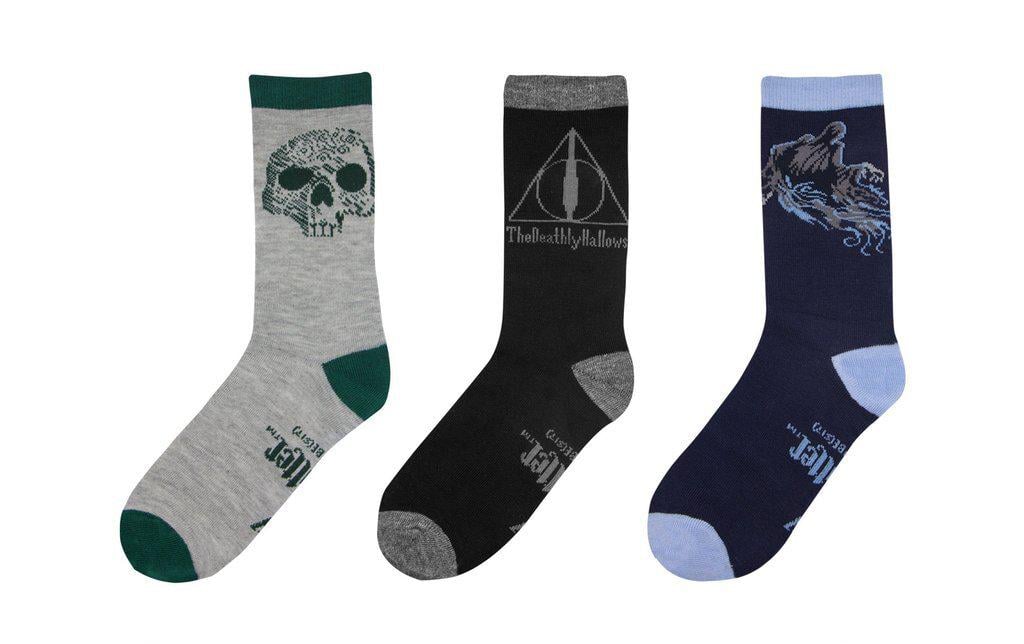Носки Harry Potter Deathly Hallows 3-pack р. 36-40 Gray/Black/Blue