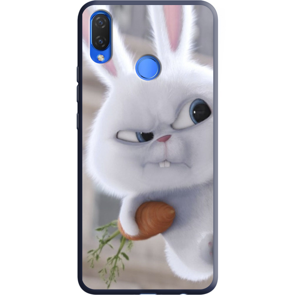 Чехол Boxface Huawei P Smart Plus Rabbit Snowball Синий силикон (34912-up1116-36131)