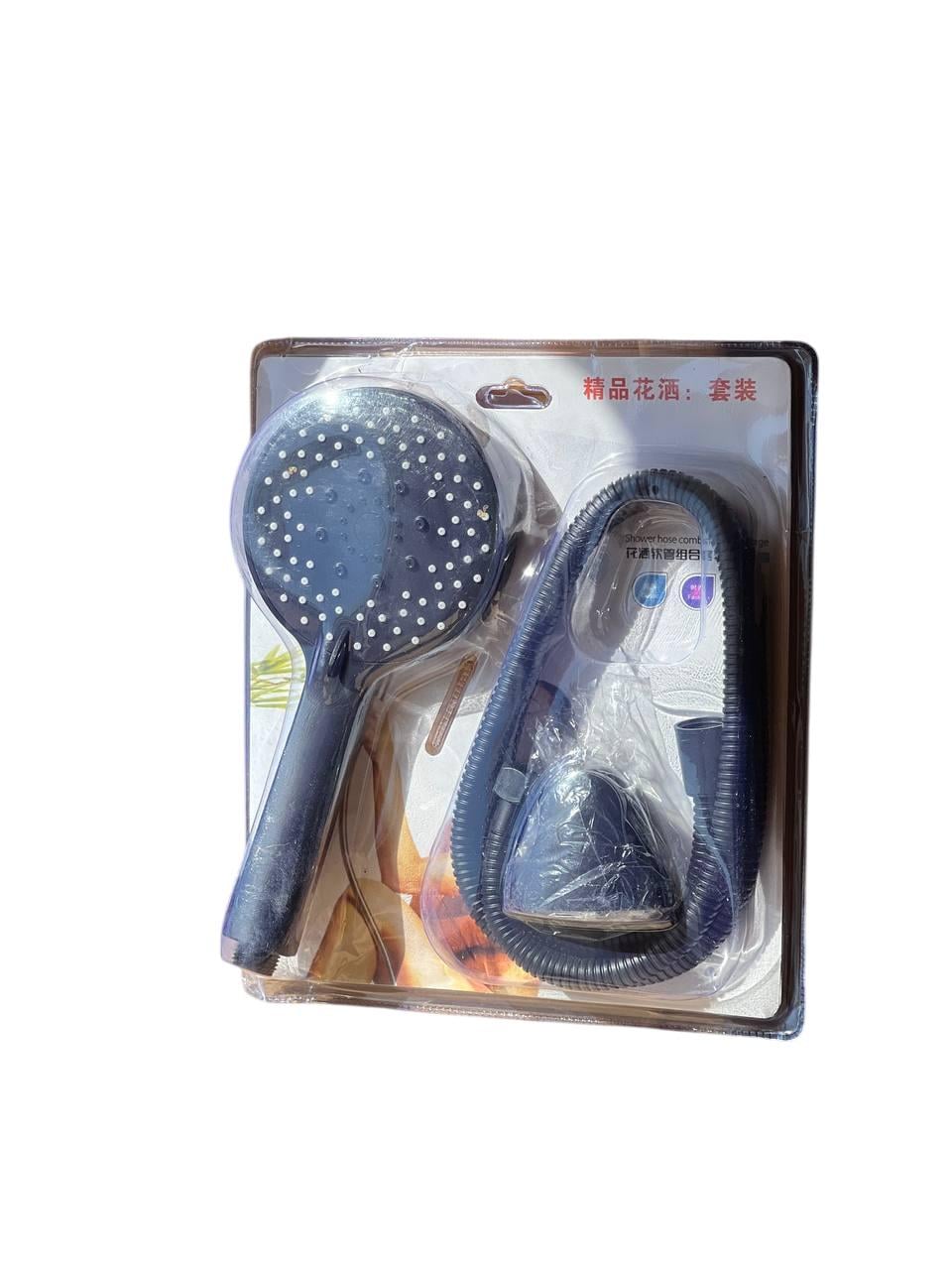 Лійка для душу Shower Set 5 режимів зі шлангом і тримачем Чорний (SM050920251546)