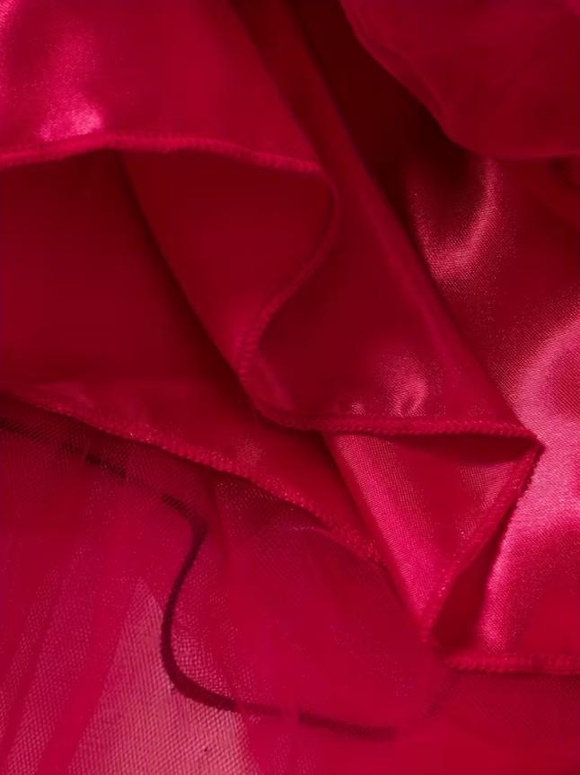 Платье детское на Хэллоуин с кружевом 5-6 лет Красно-черный (2780910778) - фото 3