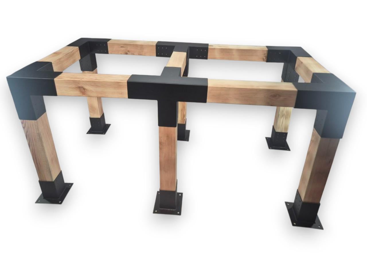 Комплект соединителей беседка/перегола проходная 100х100 мм