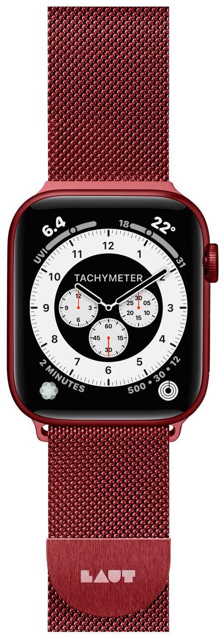 Металический ремешок Laut Steel Loop for Watch 45/44/42, Red (L_AWL_ST_R)