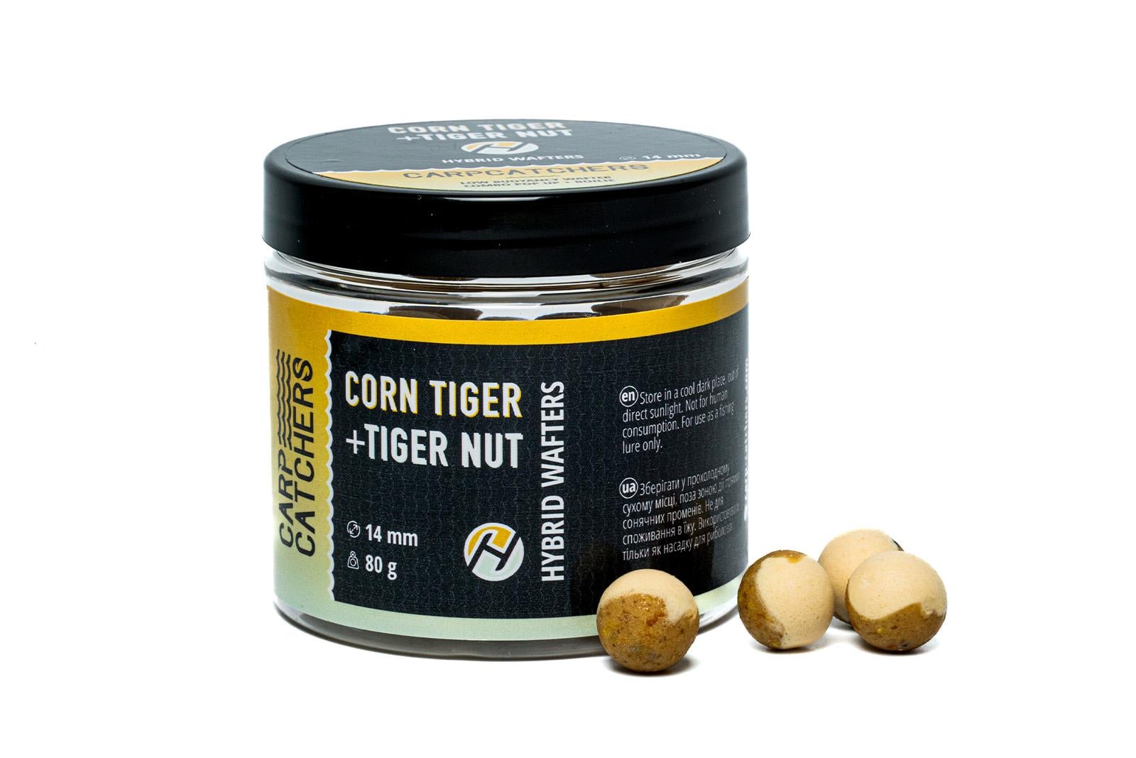 Бойлы Hybrid Wafters Carp Catchers Corn Tiger&Tiger Nut 14 мм