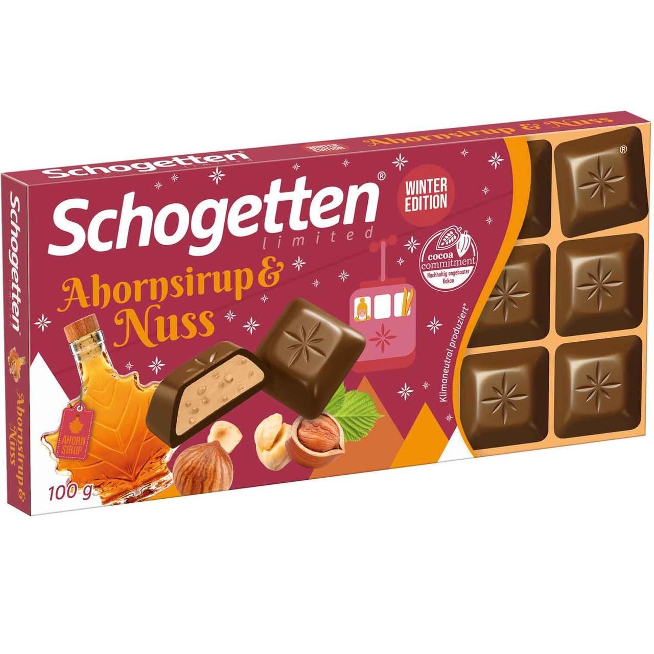 Шоколад Schogetten Ahornsirup Nuss 100 г (2073628772) Шоколад Schogetten Ahornsirup Nuss 100 г (2073628772)