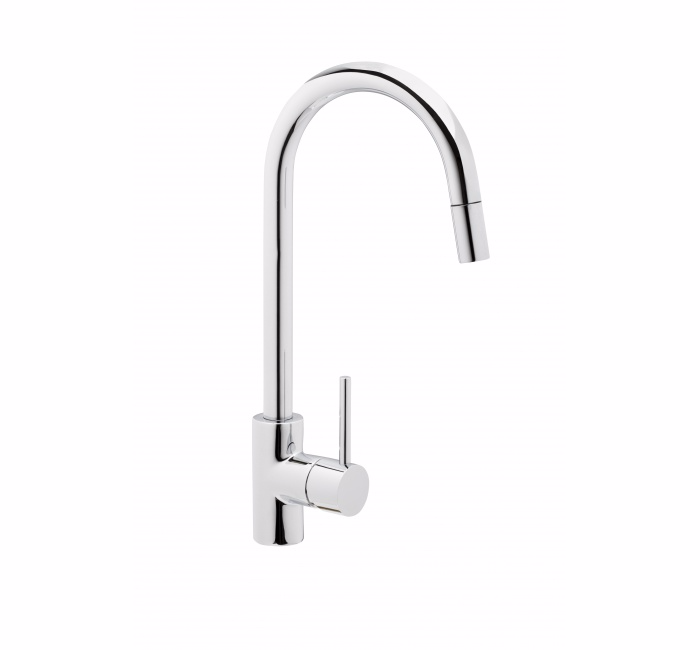 Смеситель для кухонной раковины GENEBRE Tau FRV61206 с выдвижным изливом (22082)