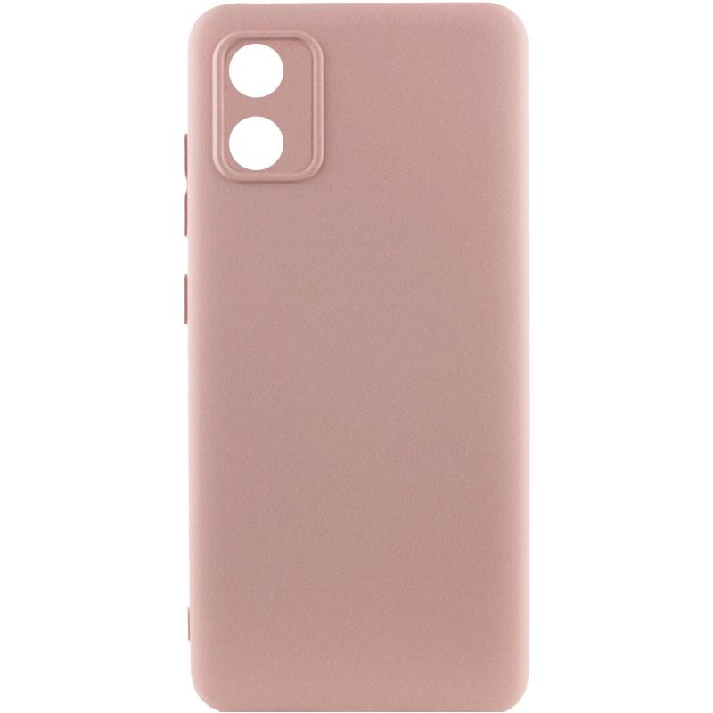 Противоударный чехол Silicone Cover Lakshmi Full Camera (AA) для Motorola Moto E13 Розовый / Pink Sand