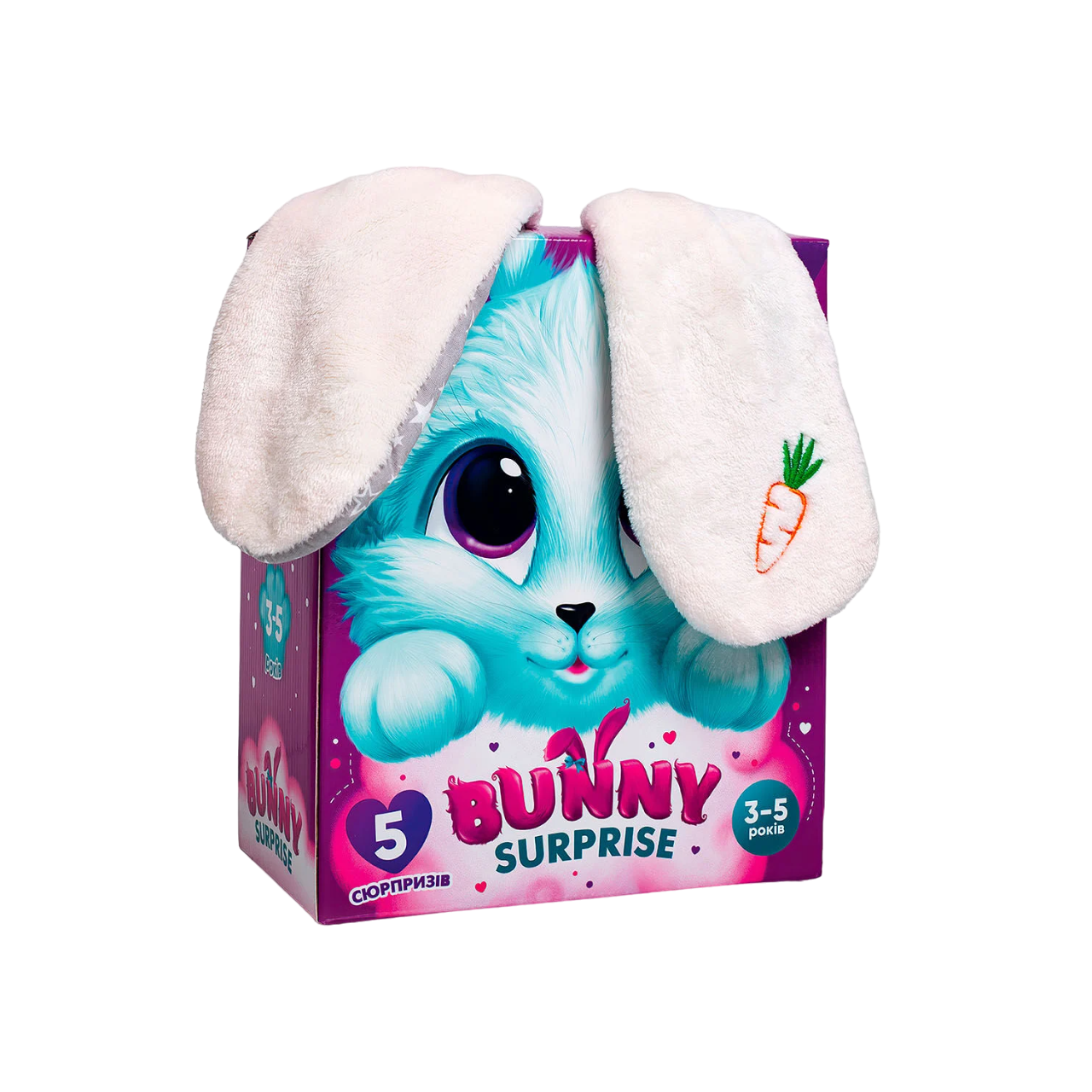 Игра-пазл настольная Vladi Toys Bunny surprise магнитная развивающая 5 игр Blue/Pink (144918)