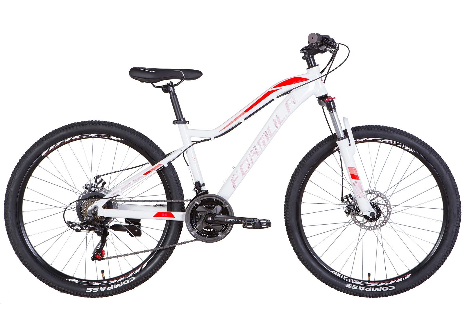 Велосипед Formula ALPINA AM DD 2022 AL 26" Бело-розовый