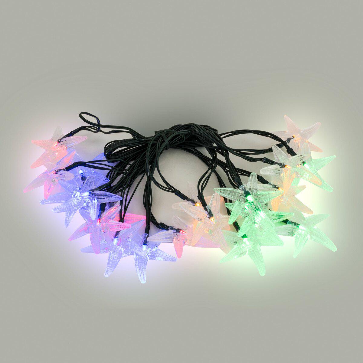 Садовая гирлянда на солнечной батарее Sirius SL2885M-SF20 звезда (20826)