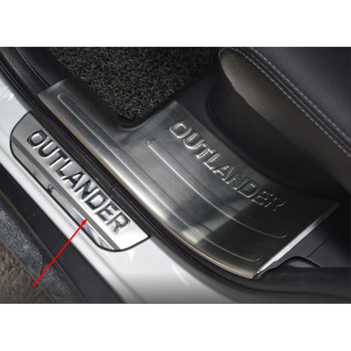 Накладки на пороги Mitsubishi Outlander 3, 4шт - фото 3 Накладки на пороги Mitsubishi Outlander 3, 4шт - фото 3