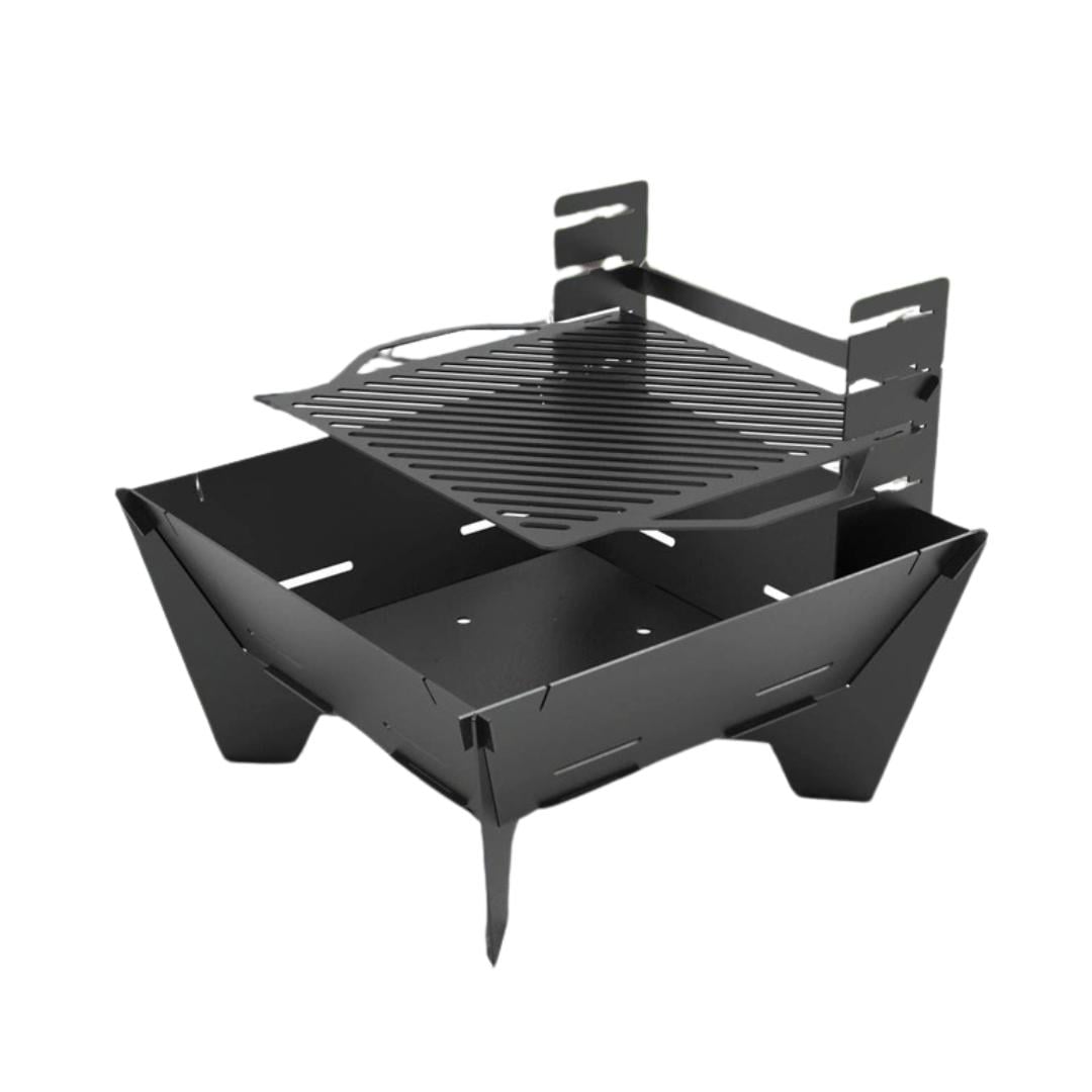 Мангал-гриль Carino квадратный V2 800 мм разборный 813х813х702 мм металл 3 мм (34183480)