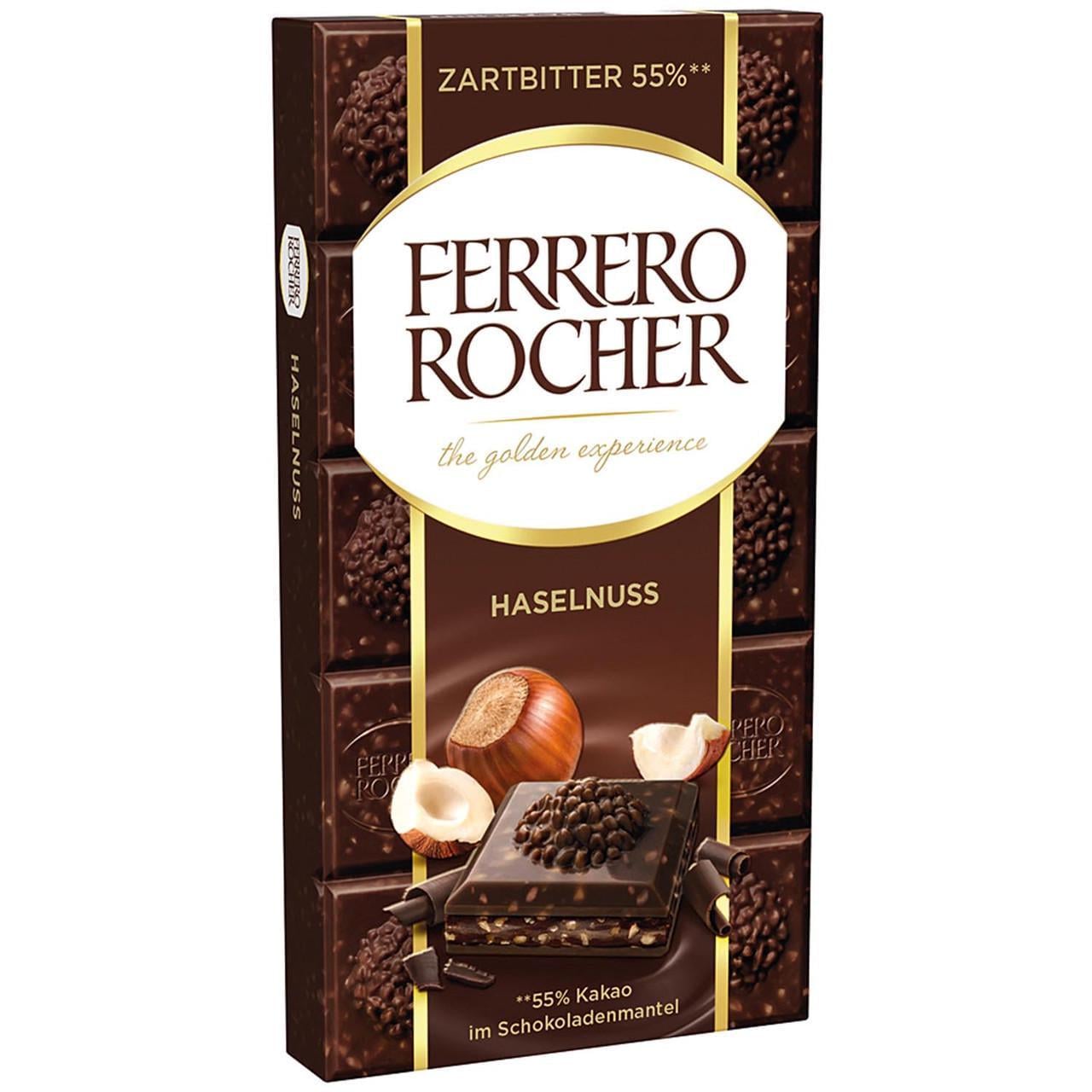 Шоколадка Ferrero Rocher Haselnuss 70% 90 г (1946830139) Шоколадка Ferrero Rocher Haselnuss 70% 90 г (1946830139)