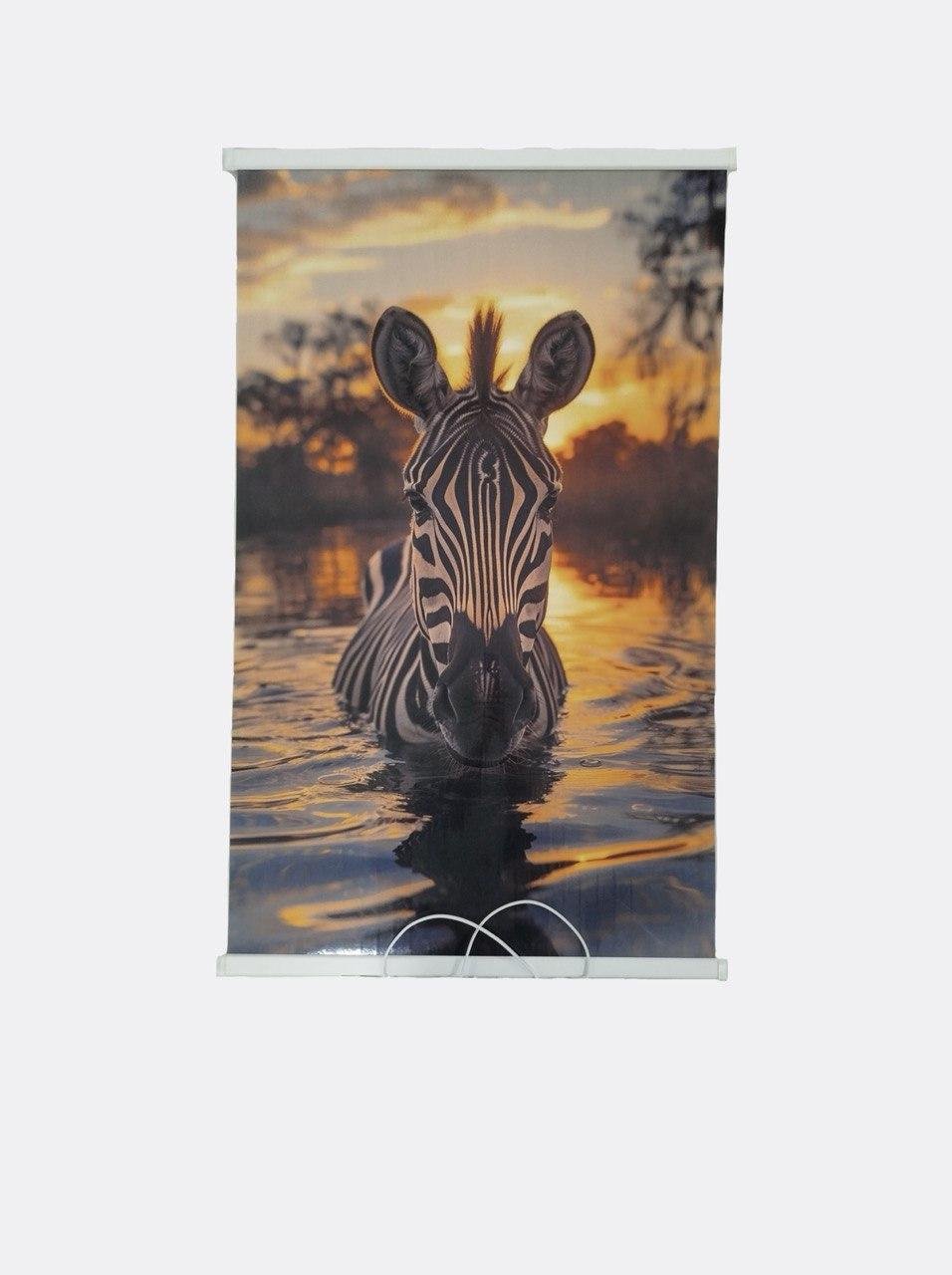 Инфракрасный обогреватель настенный Сейм картина Зебра 200 Вт 100x63 см 450 Вт - фото 3