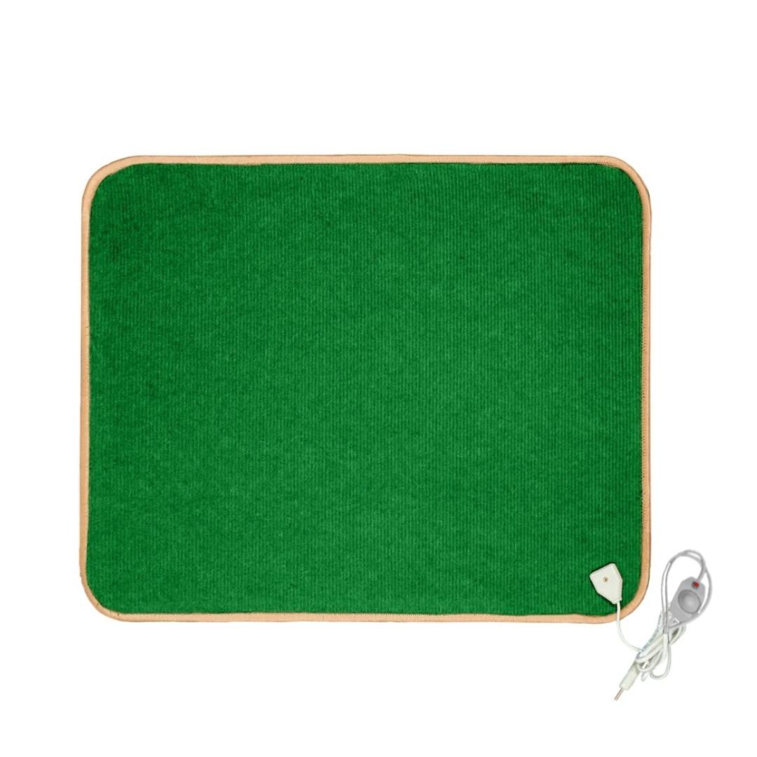 Килимок для обігріву тварин Monocrystal 64х50 см 60Вт з регулятором температури і індикатором включення Зелений Килимок для обігріву тварин Monocrystal 64х50 см 60Вт з регулятором температури і індикатором включення Зелений