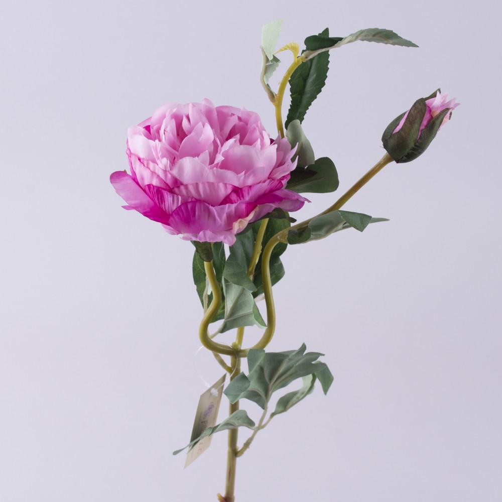 Искусственные цветы Пион цветок Фиолетовый (5133-2)