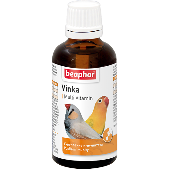 Мультивитаминная добавка для птиц Vinka Beaphar 50 мл (1340767274)