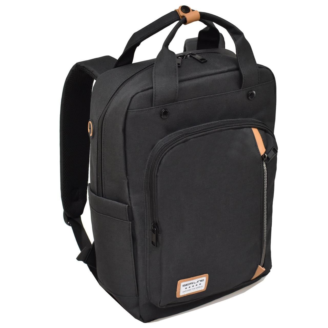 Рюкзак городской SEMI LINE 21 Black (L2005-8)