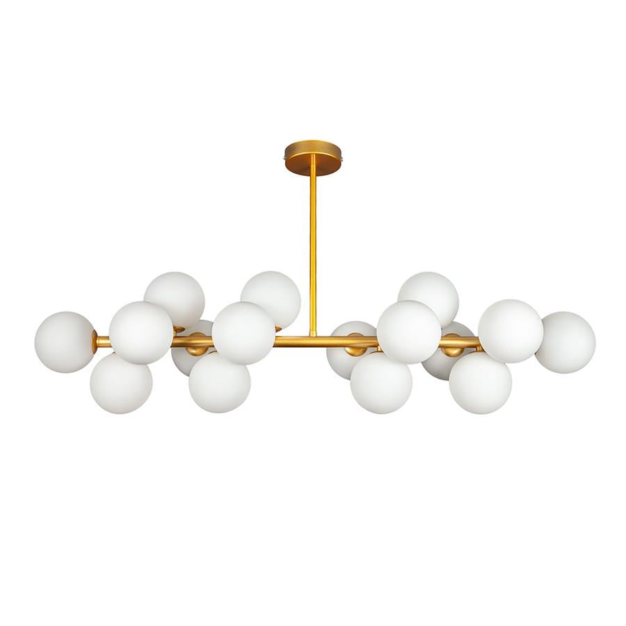 Люстра стельова молекула 7841020-16 DDG/WH Золотий/Білий - фото 1 Люстра стельова молекула 7841020-16 DDG/WH Золотий/Білий - фото 1