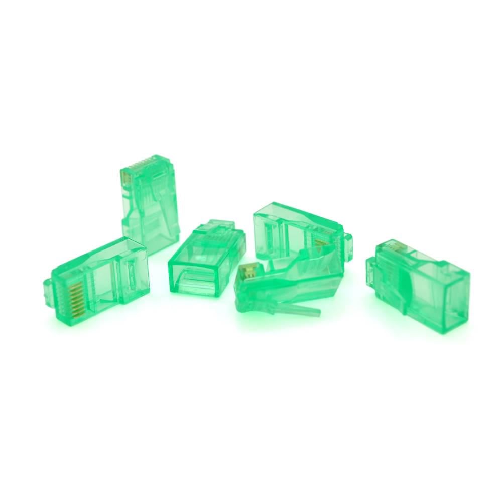 Конектор Ritar RJ-45 8P8C UTP Cat-5 Q100 100 шт. Green (40870)