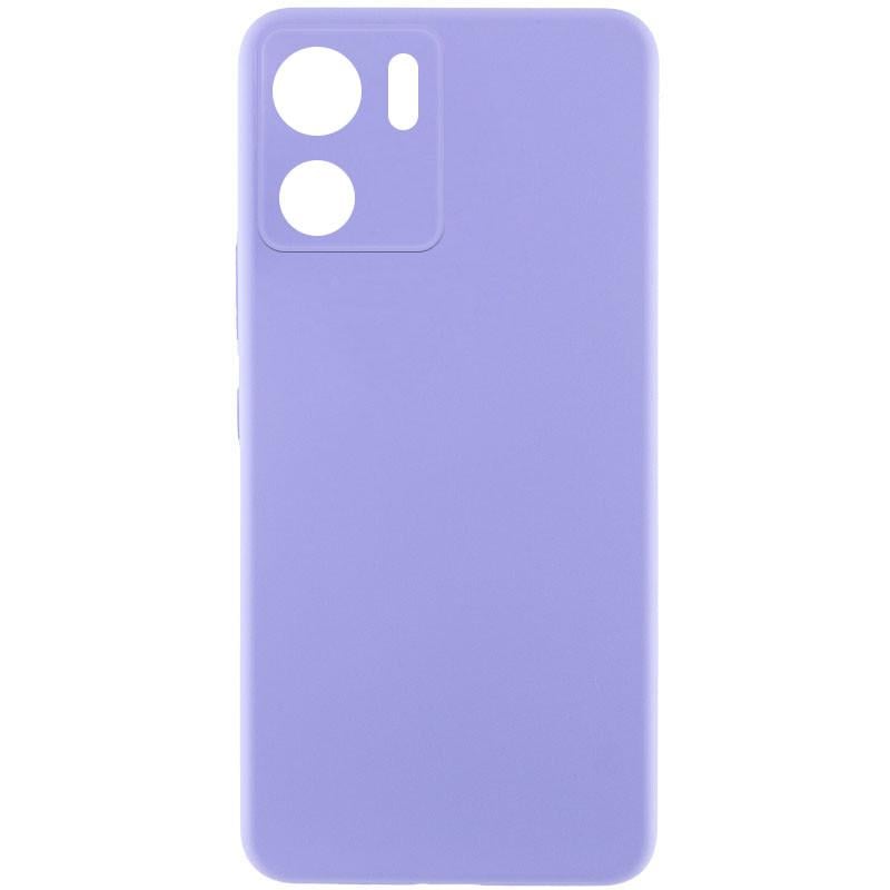 Противоударный чехол Silicone Cover Lakshmi Full Camera (AAA) для Motorola Edge 40 Сиреневый / Dasheen