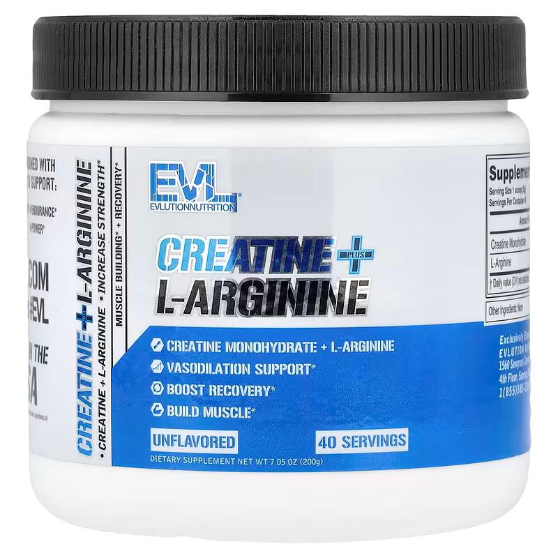 Креатин з аргініном EVLution Nutrition Creatine + L-Arginine 200 г