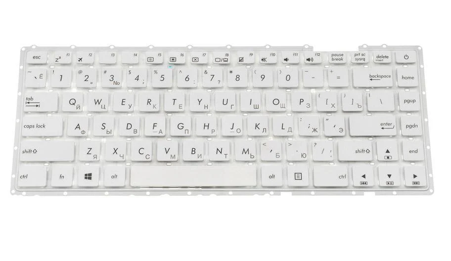 Клавиатура для ноутбука Asus X442UQ Белый (167375)