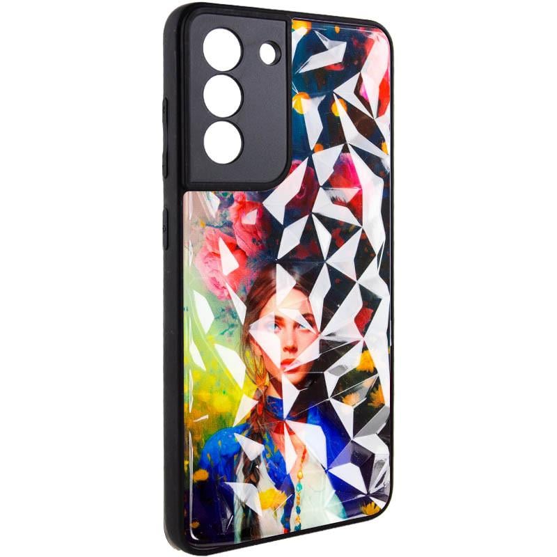 Противоударный TPU+PC Чехол Prisma Ladies для Samsung Galaxy S22+ Peonies - фото 1