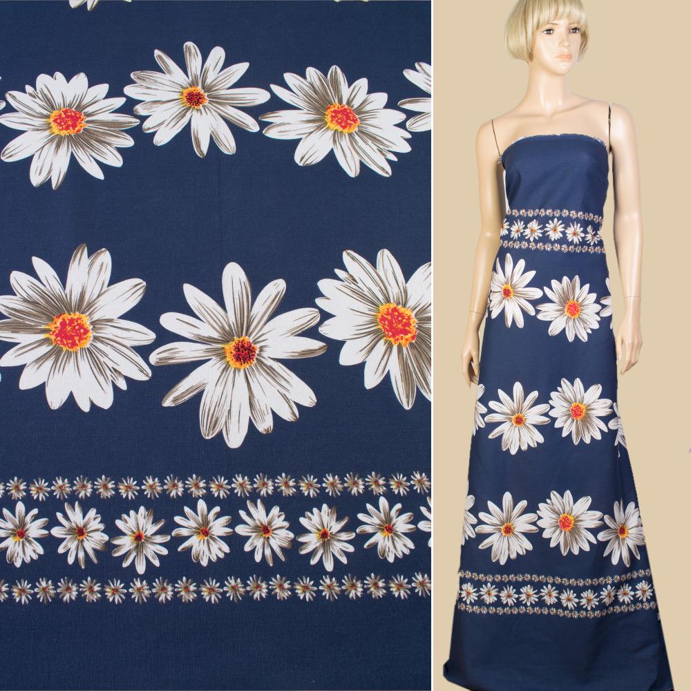 Тканина льон ширина 150 см Синій (12622.003) - фото 2 Тканина льон ширина 150 см Синій (12622.003) - фото 2