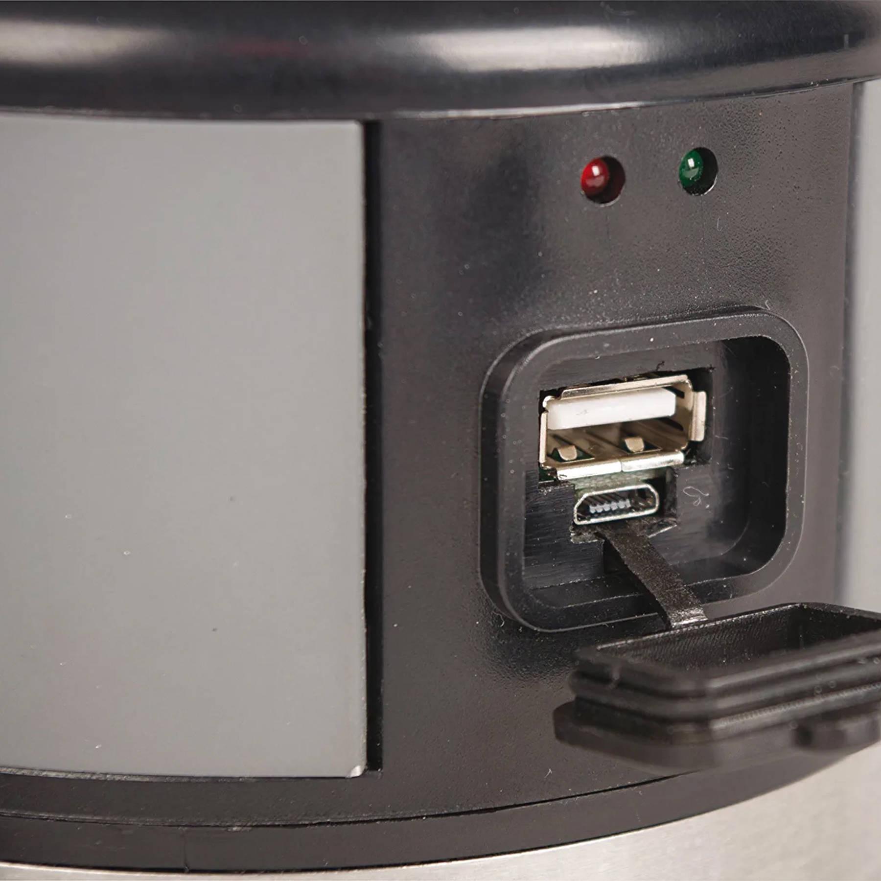 Ліхтар кемпінговий Bo-Camp Camp Gear Arcturus Rechargable 220 Lumen Grey/Black (5818812) - фото 3 Ліхтар кемпінговий Bo-Camp Camp Gear Arcturus Rechargable 220 Lumen Grey/Black (5818812) - фото 3