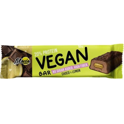 Протеиновый батончик FitWin Vegan Bar 60 г Шоколад и лимон (FIT-1101)